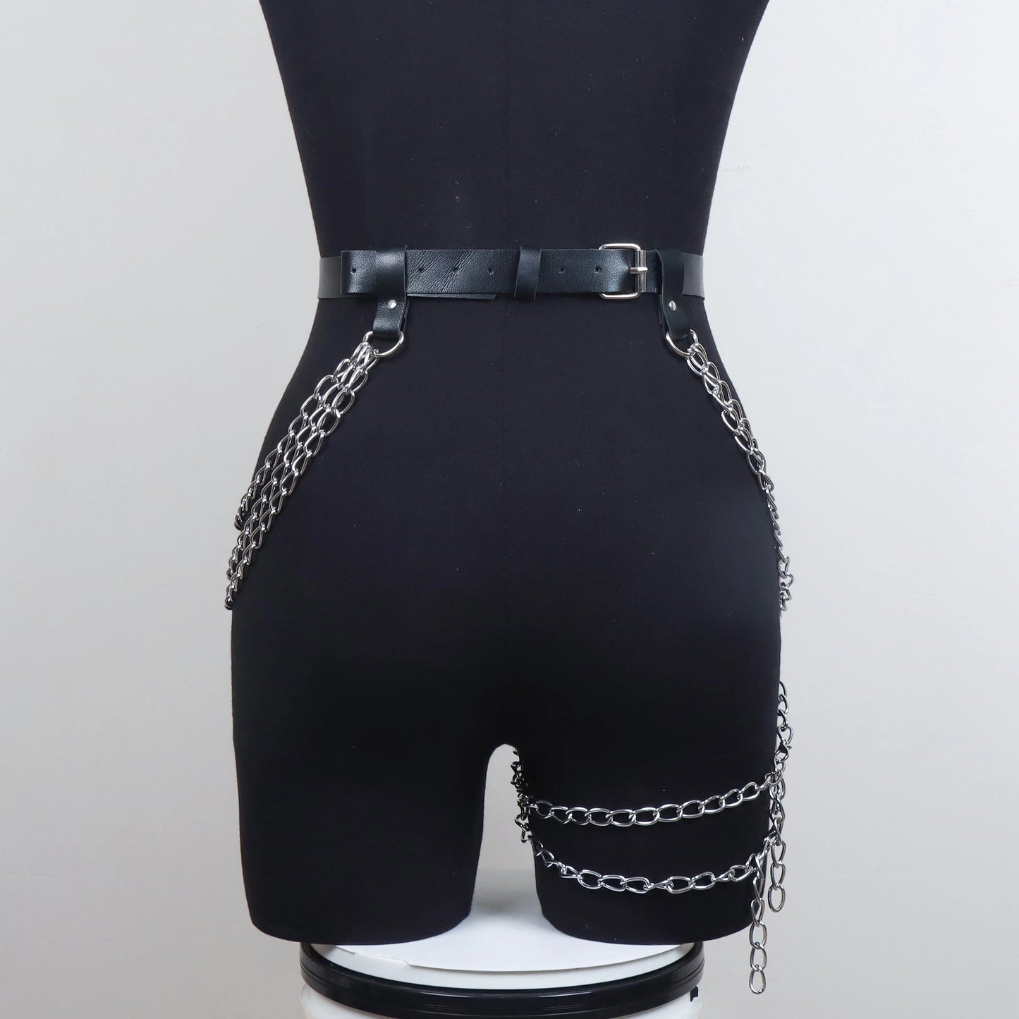 Phantom Veil Thigh Harness | Veil in Mystery, Adorn in Darkness - A Gothic Universe - Belts