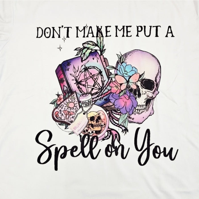 Women's Bright White I Put A Spell On You Graphic Tee - A Gothic Universe - Shirts