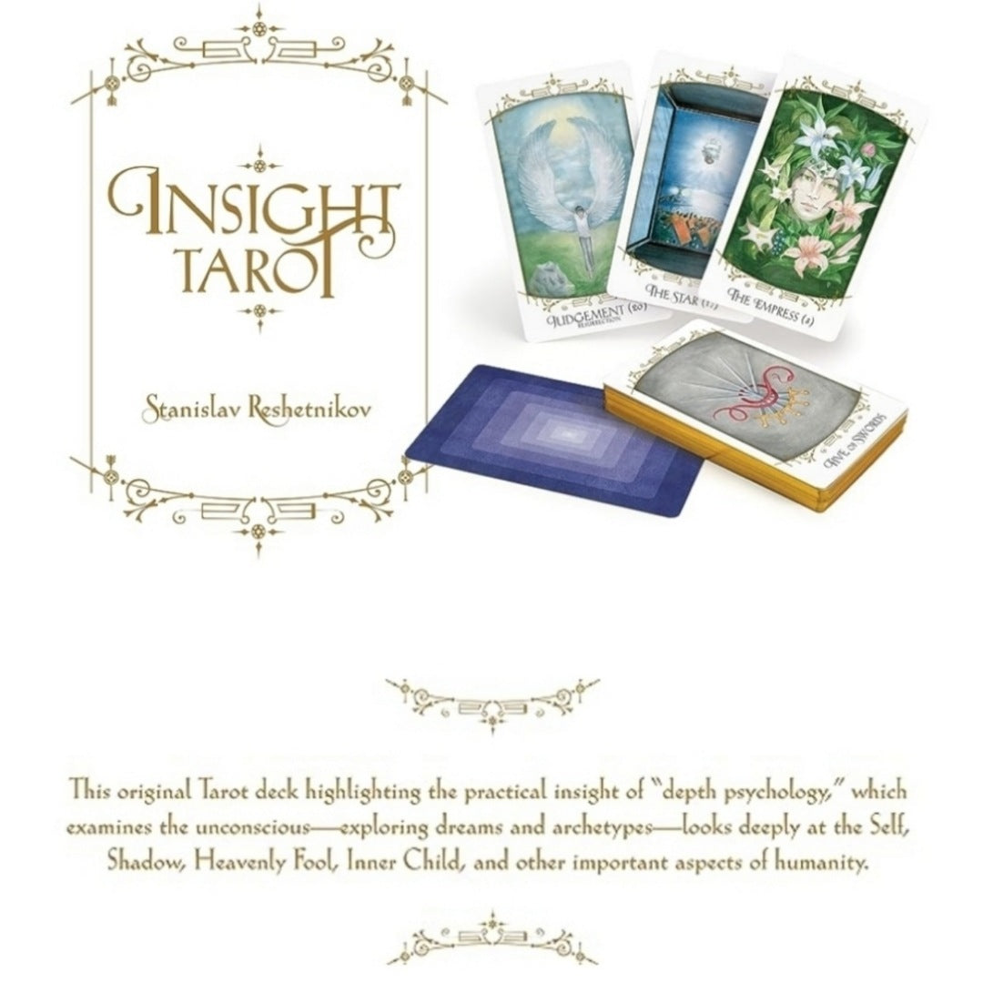 Tarot Deck | Insight Tarot | A Pathway To Clear Divination Messages - Red Feather - Tarot Cards