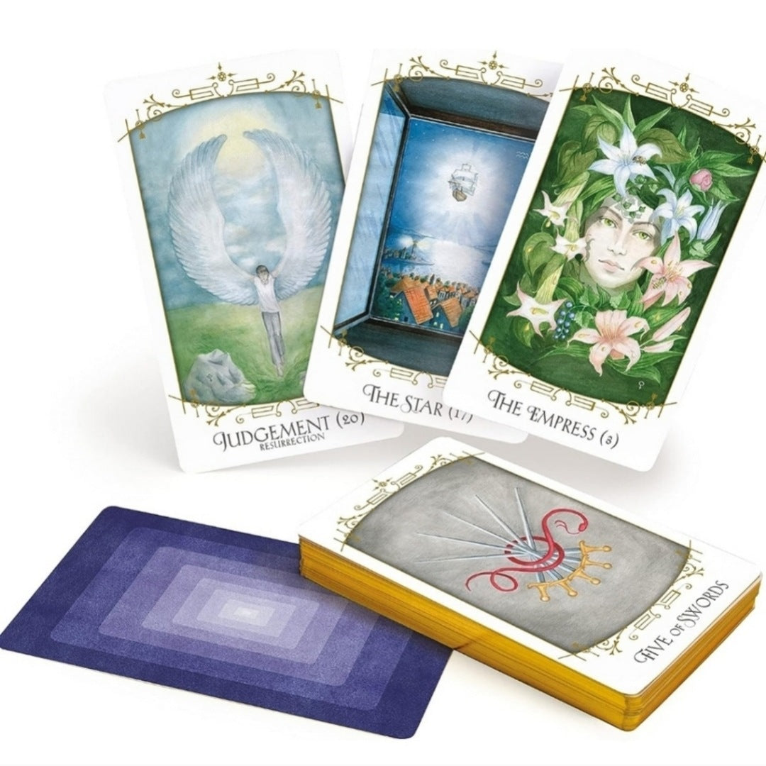 Tarot Deck | Insight Tarot | A Pathway To Clear Divination Messages - Red Feather - Tarot Cards