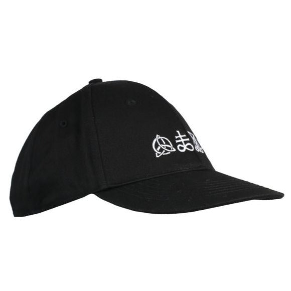 Symbolic Trucker Cap | Black Embroidery In White - Killstar - Hats