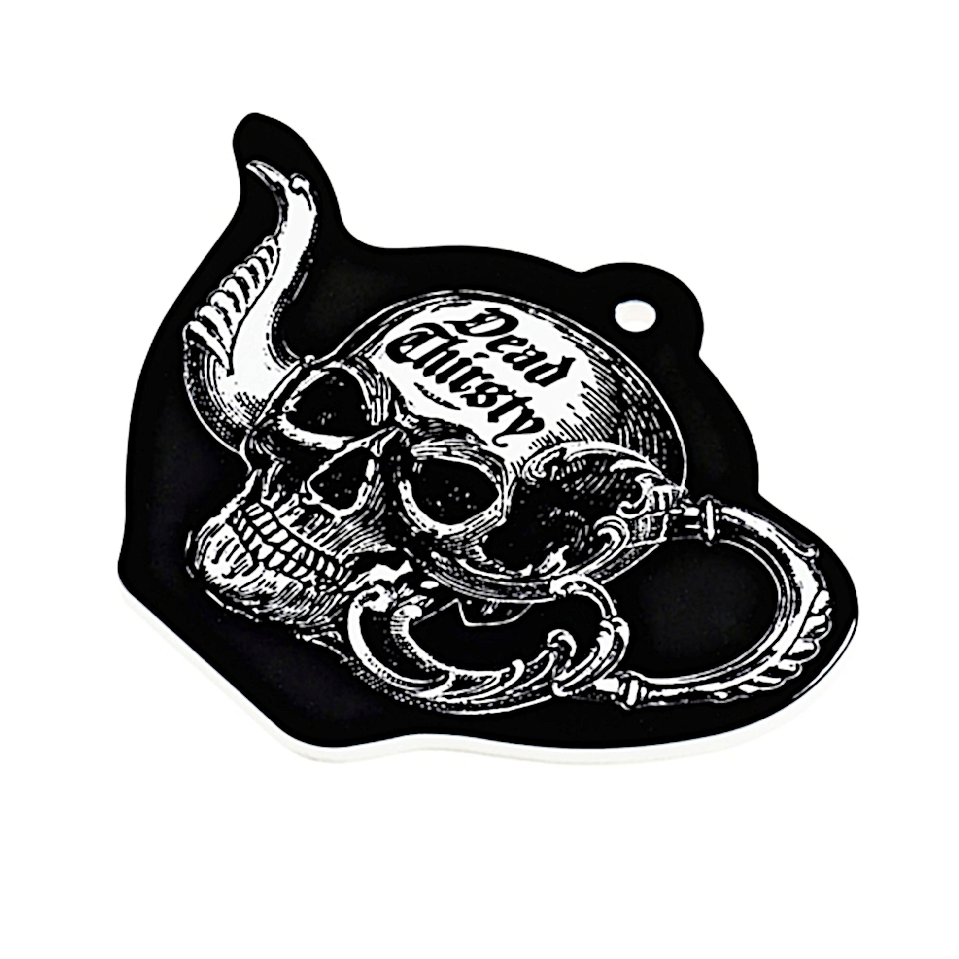 Dead Thirsty Trivet | Teapot Shaped Skull Design Coaster - Alchemy Gothic - Trivets