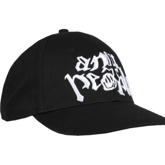 Anti People Trucker Cap | Black Embroidered In White - Killstar - Hats