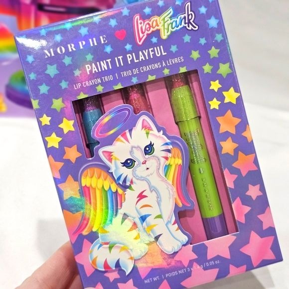 Lisa Frank Makeup Set | Beauty Sponge Set / Lip Crayon Set Limited Ed. - Morphe - Makeup