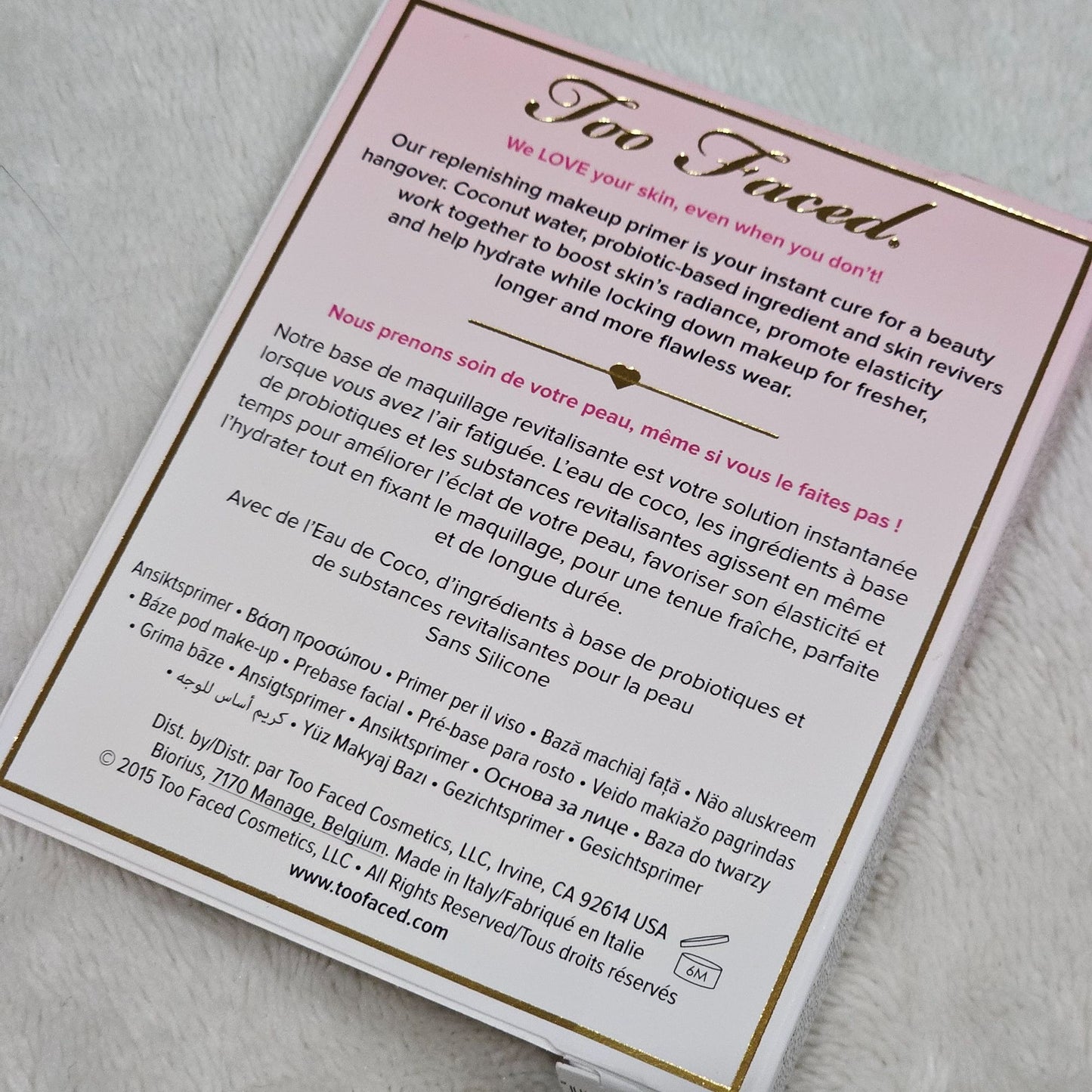 Too Faced Hangover Replenishing Face Primer | Instant Cure For Beauty Hangovers - Too Faced - Face Primer