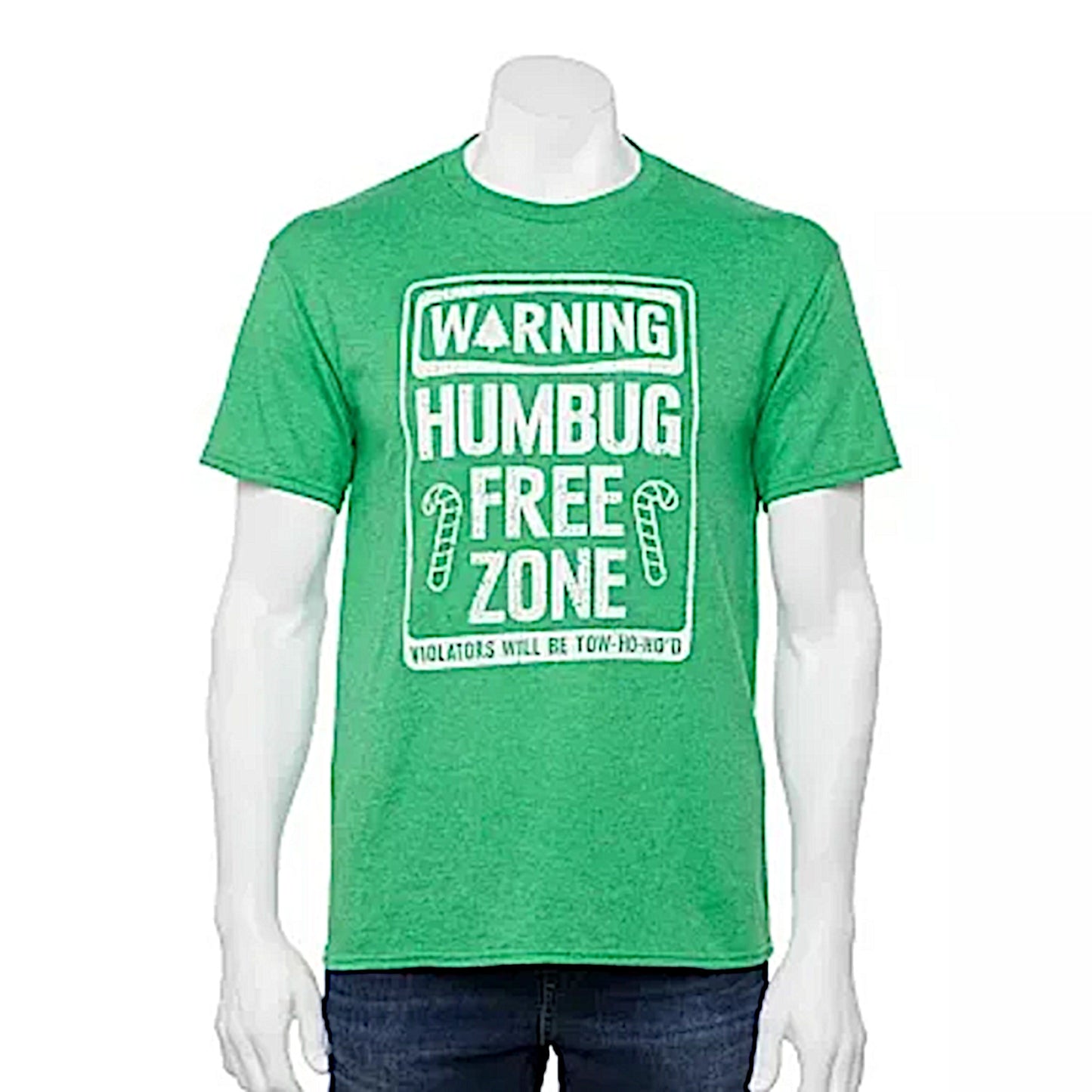 Men's Graphic T-shirt | Adult Humor | Humbug Free Zone Tee - Celebrate Together - Shirts