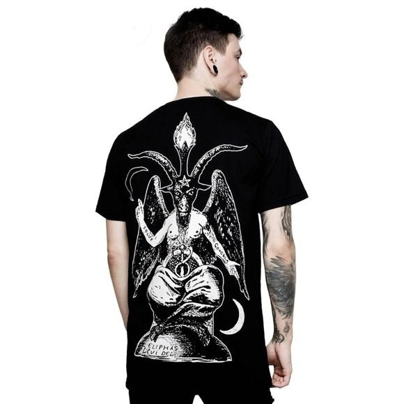 Superbeast T-Shirt | Black Rare Baphomet Graphics - Killstar - Tops