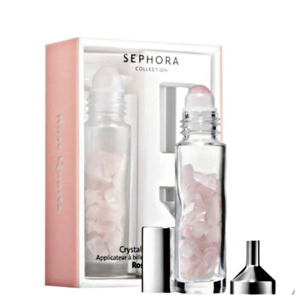 Natural Rose Quartz | Crystal Serum Roller Kit - Sephora - Serum Set