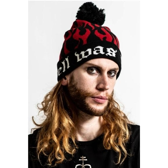 Killstar Boring Beanie | Black Super Soft Cotton - Killstar - Beanies