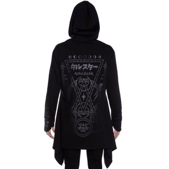 Dracult Oversized Hoodie | Black Soft Cotton - Killstar - Hoodies