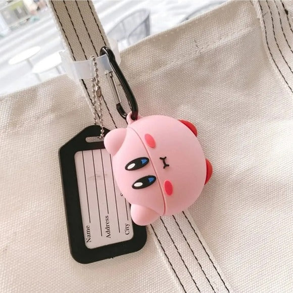 Kirby Pink Airpod Case | Airpods 3 (2021)/3rd Generation Case | Hanging Clip - A Gothic Universe - Airpod Cases