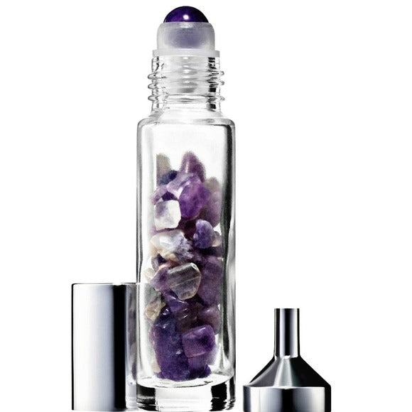 Crystal Face Serum Kit | Purple Amethyst | Infused Crystal Healing Kit - Sephora - Serum Roller