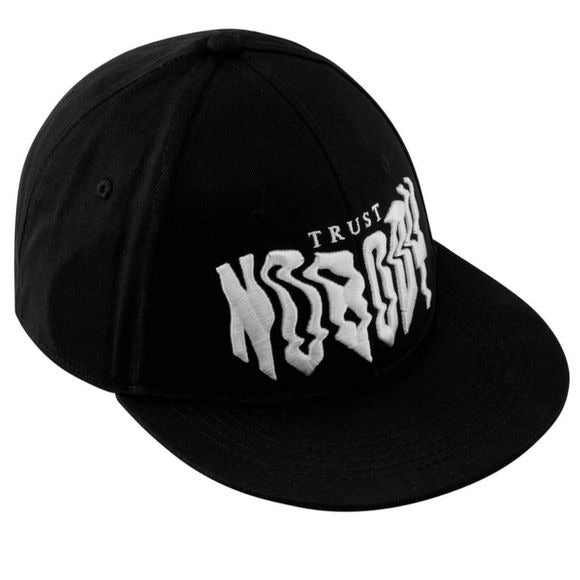 Trust Nobody Trucker Cap | Black Embroidery In White - Killstar - Hats