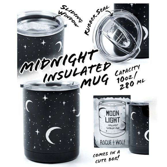 Moonlight Insulated Tumbler | Stainless Steel 10oz / 280ml - Rogue + Wolf - Tumbler