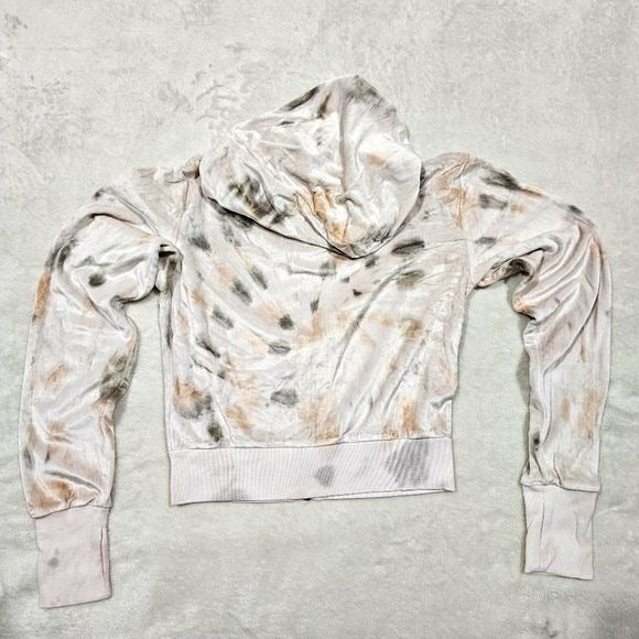 Velour Hoodie & Jogger Set | Earth Tones Tie Dye Design - AFRM - Joggers