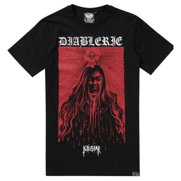 Diablerie T-Shirt | Black Super Soft Superior Cotton - Killstar - Tops