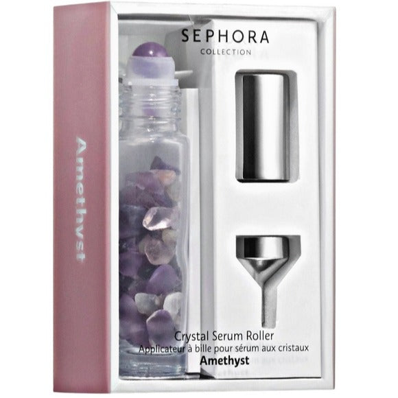 Crystal Face Serum Kit | Purple Amethyst | Infused Crystal Healing Kit - Sephora - Serum Roller