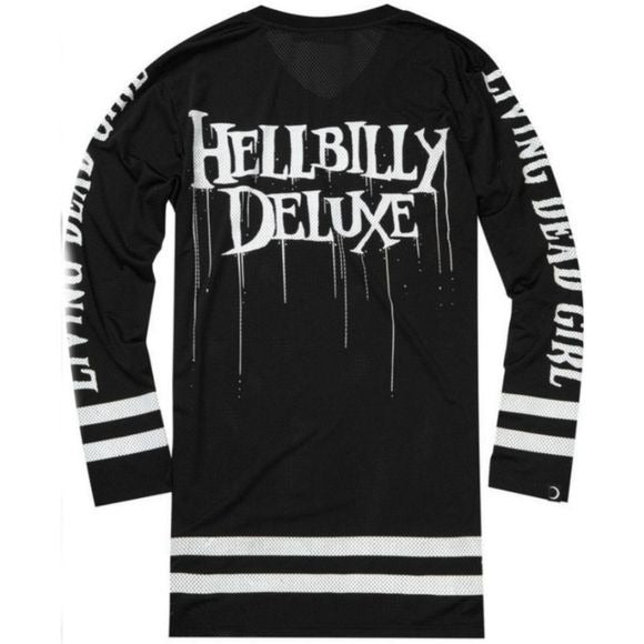 Living Dead Girl Hockey Jersey | Black Unisex - Killstar - Jersey