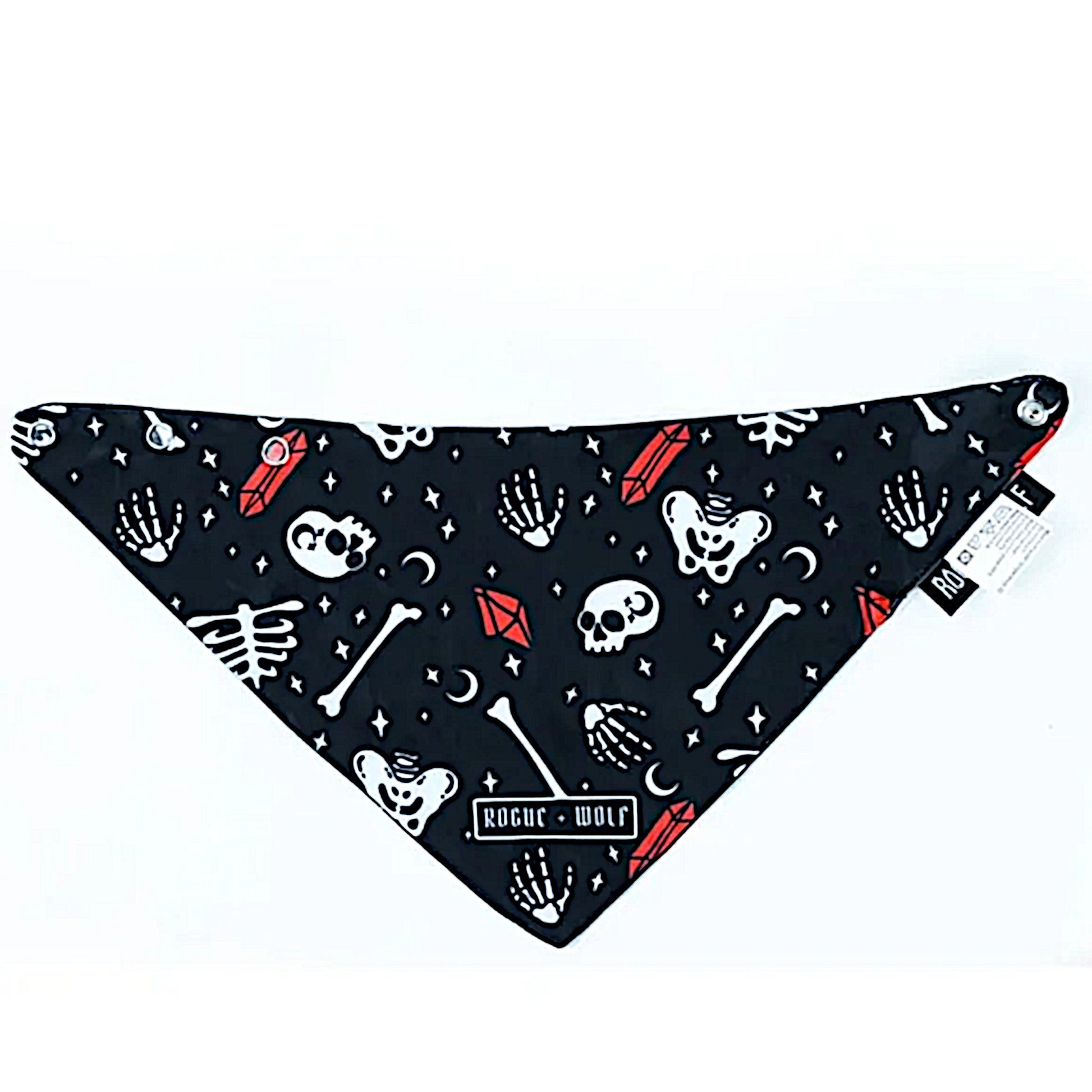 Pet Bandana | You Can't Dig With Us | Reversible Snap Closure Red - Rogue + Wolf - Pet Bandanas