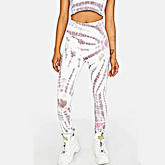 Tie Dye Leggings | Love Sculpt | High Waist Stretchy - Spiritual Gangster - Leggings