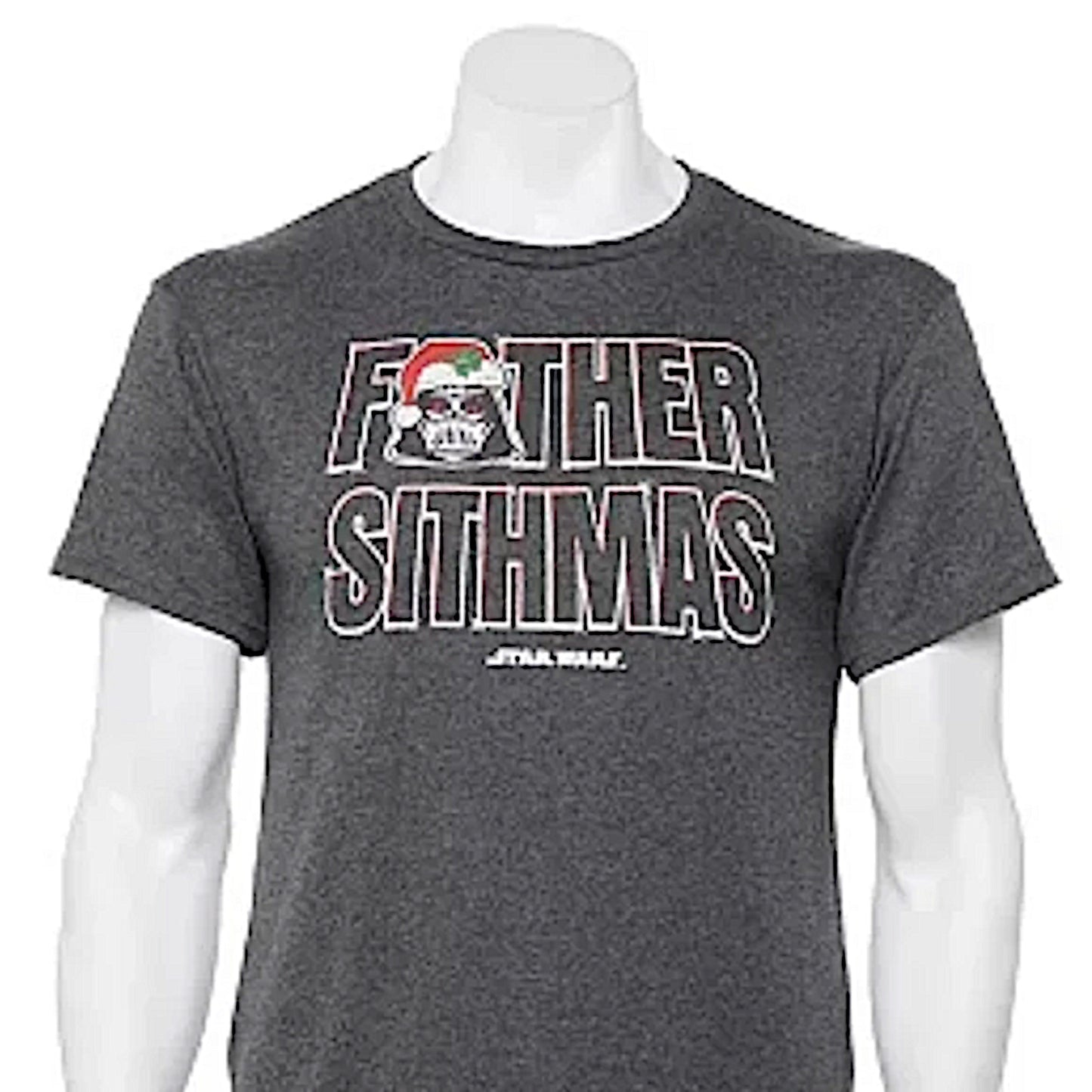 Father Sithmas  Graphic T-Shirt | Cotton Crew Neck Holiday Tee - Disney - Shirts