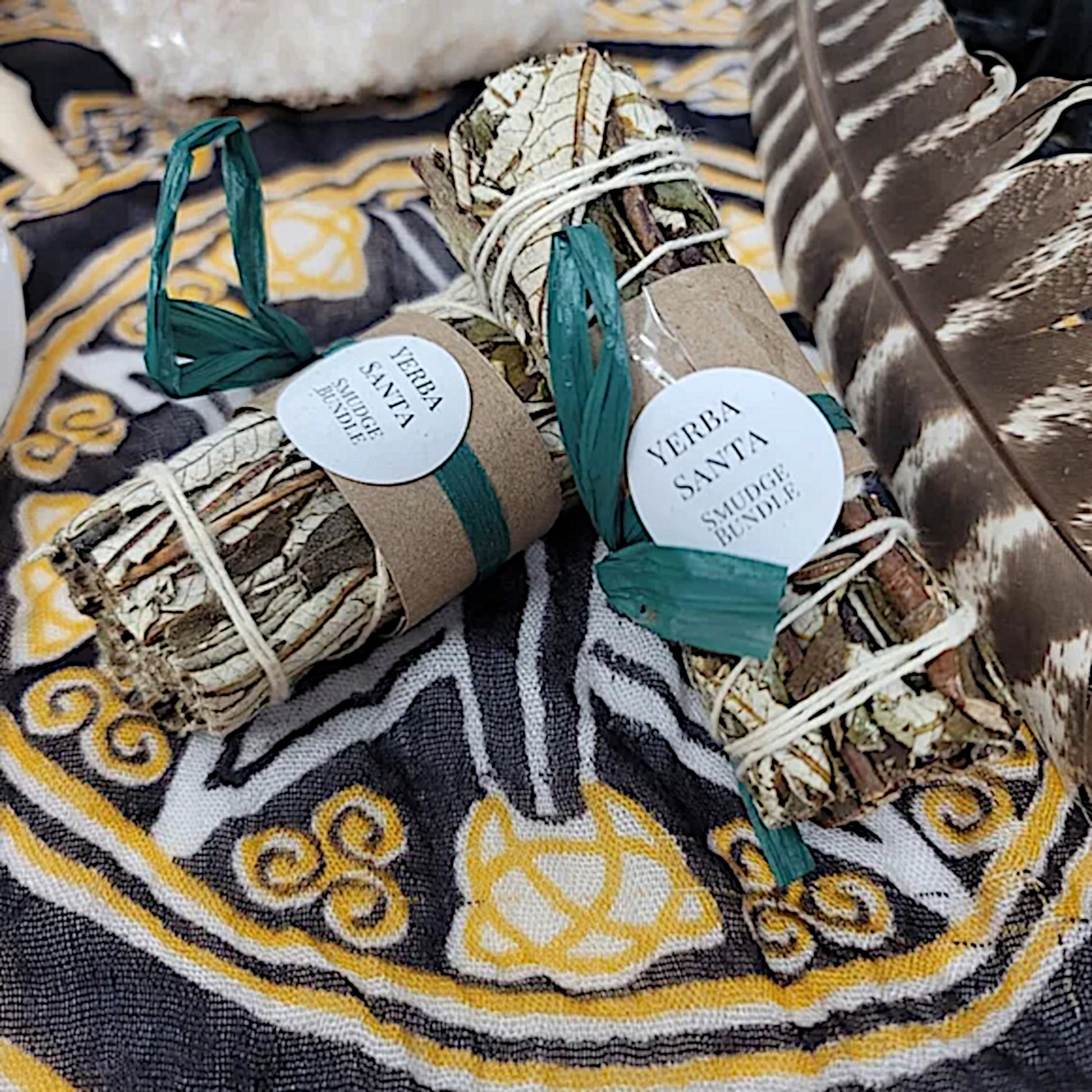 Yerba Santa Sage Bundle | Smudge/Cleanse Yourself & Your Home Set of Two w/Sack - A Gothic Universe - Smudging Sets