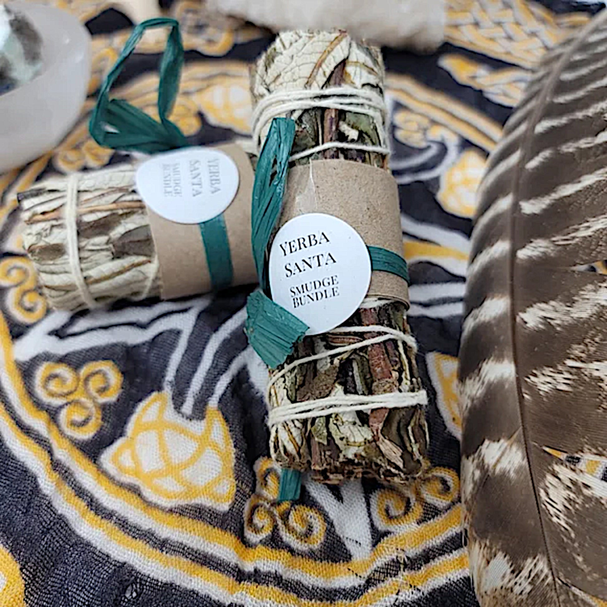 Yerba Santa Sage Bundle | Smudge/Cleanse Yourself & Your Home Set of Two w/Sack - A Gothic Universe - Smudging Sets