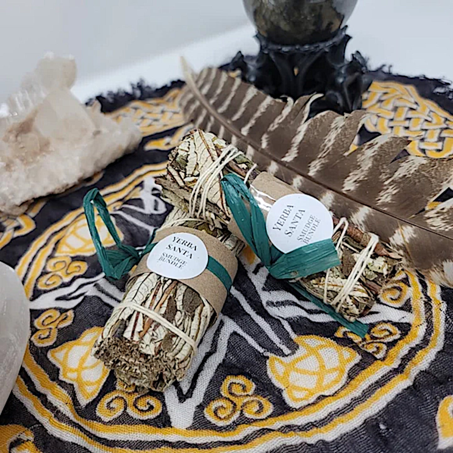 Yerba Santa Sage Bundle | Smudge/Cleanse Yourself & Your Home Set of Two w/Sack - A Gothic Universe - Smudging Sets