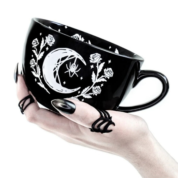 Black Widow Mug | What's Your Poison | Porcelain Gloss Finish - Rogue + Wolf - Cups
