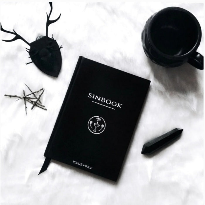 Sinbook | Hard Cover Illustrated Journal | 150 Pages Bury Your Sins - Rogue + Wolf - Journals